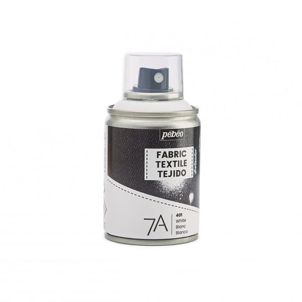 Textil sprayfärg - PEBEO - 100 ml - Vit - 23 färger - Lätt att använda
