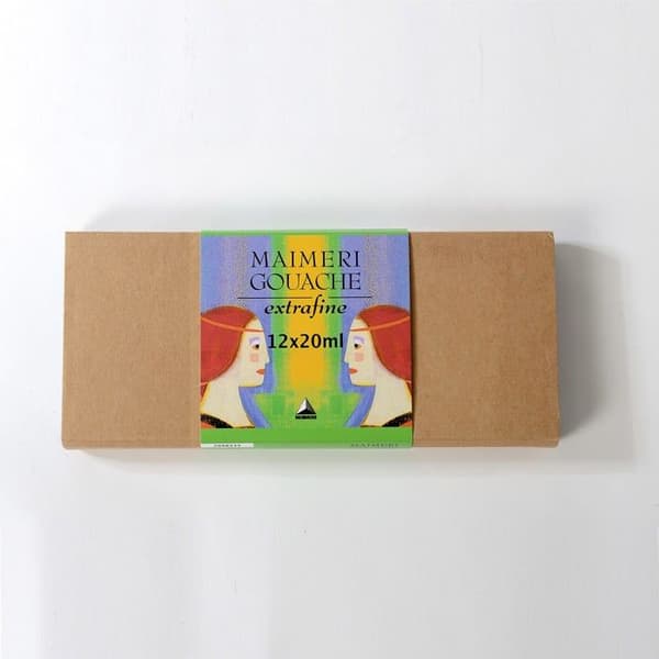 Maimeri gouachefärg - M2098335 - Gouache - Box med 12 tuber 20 ml fina färger
