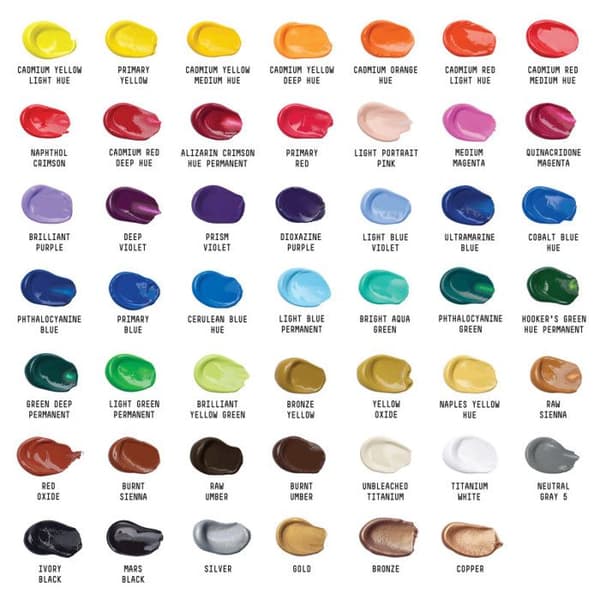 Liquitex Akrylfärg - 3699395 - Grundläggande Akryl Set 48X22ml rad