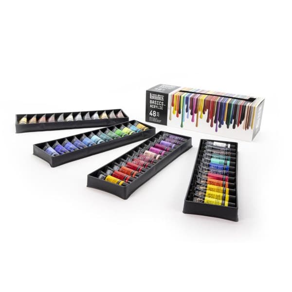 Liquitex Akrylfärg - 3699395 - Grundläggande Akryl Set 48X22ml rad