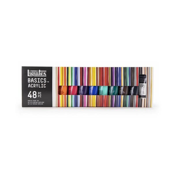Liquitex Akrylfärg - 3699395 - Grundläggande Akryl Set 48X22ml rad