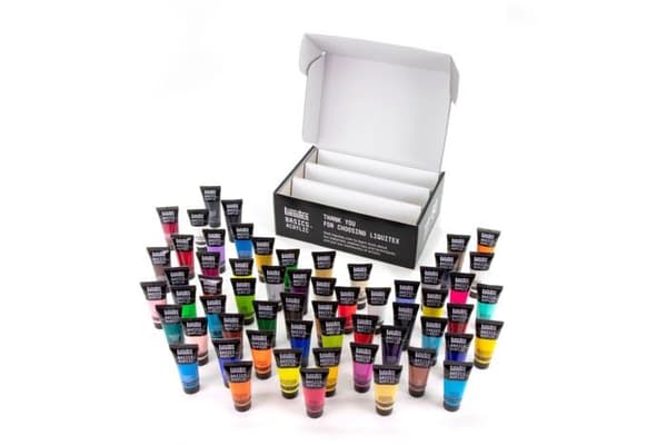 Liquitex akrylfärg - 3699392 - BASICS AKRYL SET MED 60 22 ml RÖR