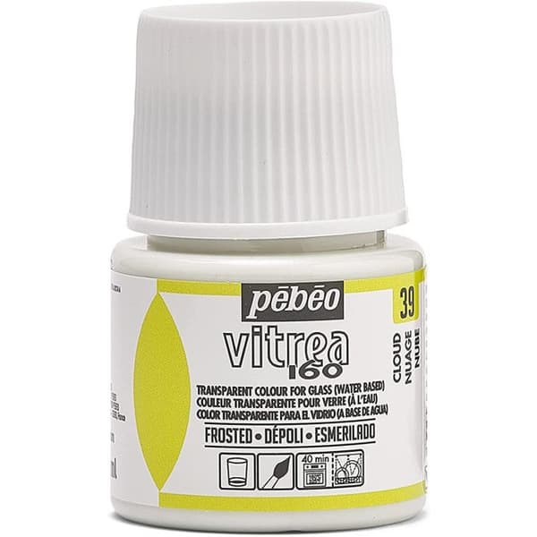 Glasfärg - Pébéo - Vitrea 160 - Nuage - 30 transparenta nyanser - 5 moire nyanser