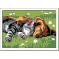 Miniatyrbild 2 av 2: Ravensburger CreArt sovande katter och hundar Måla efter siffror för barn - Måla Konst- och hantverkssatser för åldrarna 7 år upp