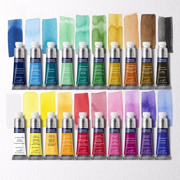 Akvarellfärg - Fin - Winsor och Newton - Cotman - 20 tuber - 5ml
