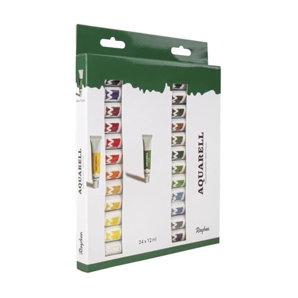 Artist Kit Akvarellfärger, 24 färger x 12ml, Kit