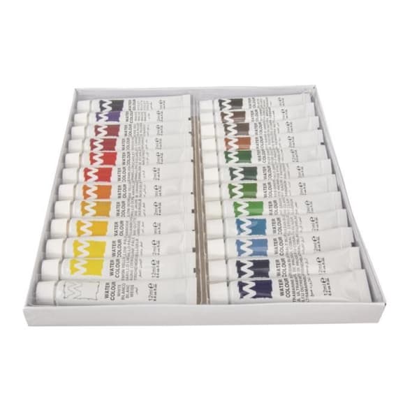 Artist Kit Akvarellfärger, 24 färger x 12ml, Kit