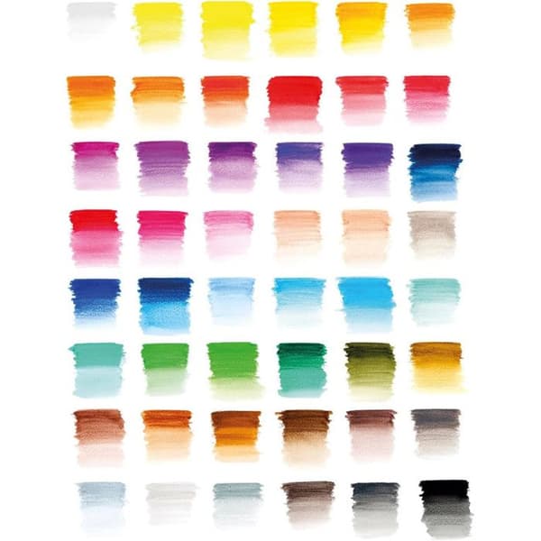 Akvarellfärgpennor i låda - Winsor & Newton - 50-delars kollektion
