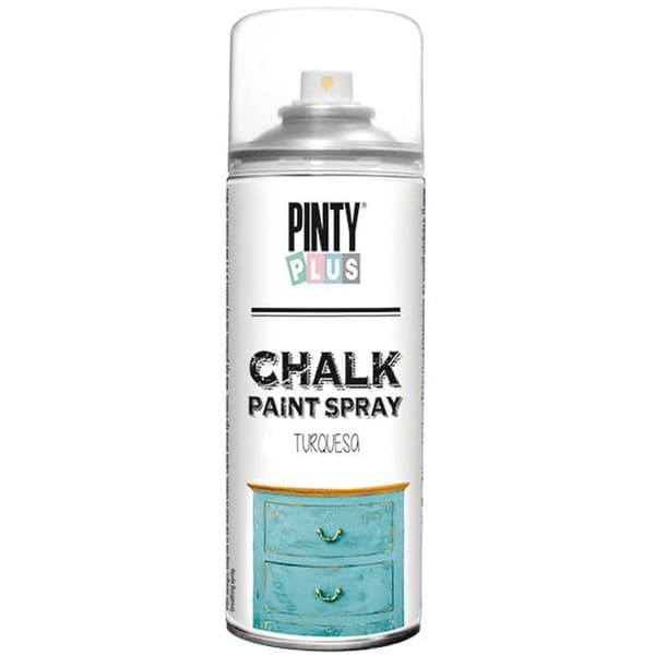 Sprayfärg - PINTY PLUS - Turkos - 400 mL - Snabbtorkande - Multi-yta