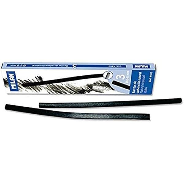 Naturliga kolpinnar - MILAN - 4403 - Förpackning med 3 - Ø 6-8 mm - Vit färg