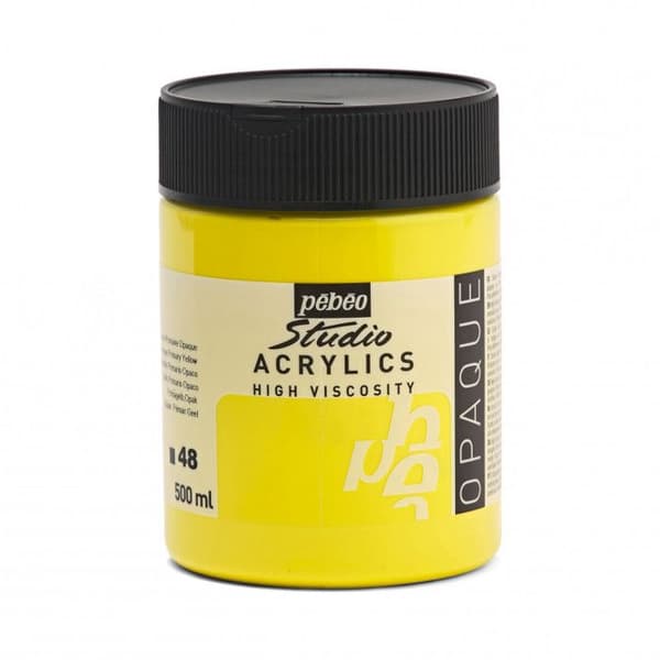 Akvarellfärg - PÉBÉO - Primärgul - 500 ml - Blandad - Färg Gul