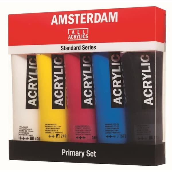 AMSTERDAM Akryl 5 primära rör 120 ml