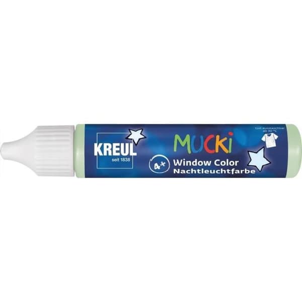 Luminös färg - KREUL - MUCKI - 29 ml - Transparent - För barn från 4 år