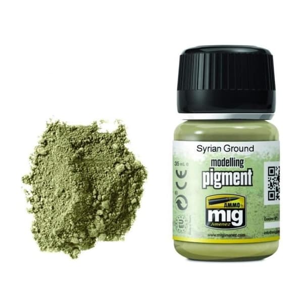 MIG - SYRISK MARKJORD SUPERFIN PIGMENT 35 ML (MIG3025) AMMO BY MIG JIME