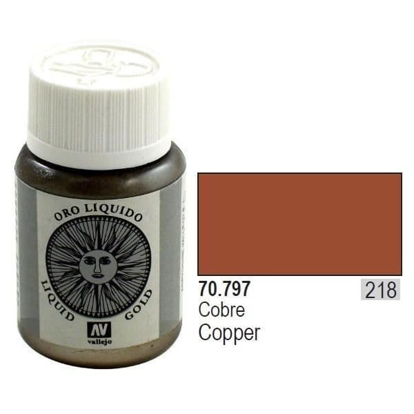 VALLEJO ACRYLIC MODELL FÄRG - KOPPAR (METALLER 35ML) - VAL797 VALL-70797