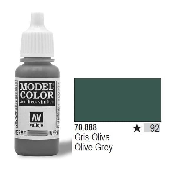 VALLEJO ACRYLIC MODELL FÄRG - OLIVGRÅ - VAL888 VALL-70888