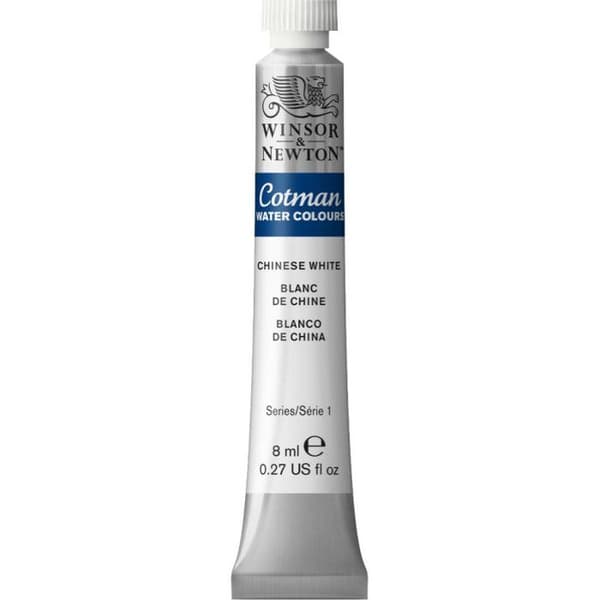 Rör med fin akvarellfärg - Kinesiskt vitt - Cotman - Winsor & Newton - 8ml
