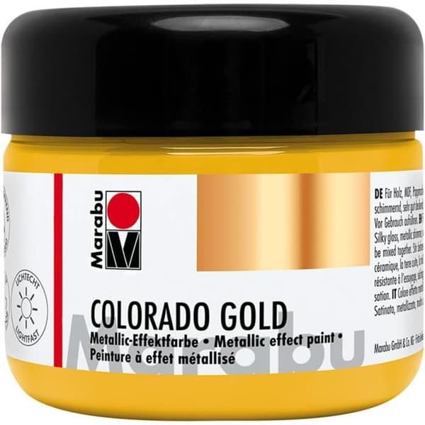 Marabu Effektfärg, Metallisk Guld, 225 ML 1:a Pack