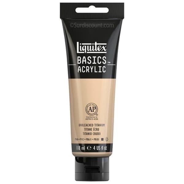 Akrylfärg - LIQUITEX - BASICS - 118ml - Titan Ecru - Tub