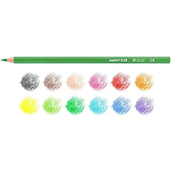Ritmaterial - CARIOCA - TITA PAPERTUBE - 12 stycken - Färg nej - För barn