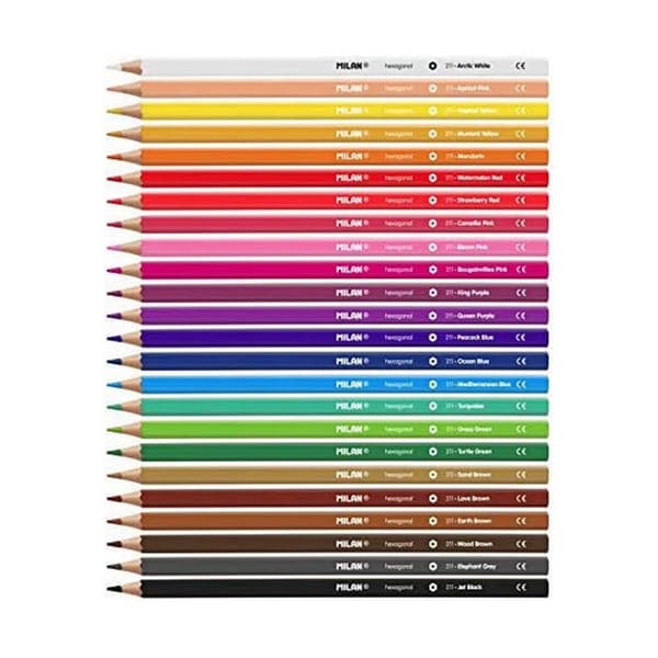 Pennor Milan 24 Delar Multicolour