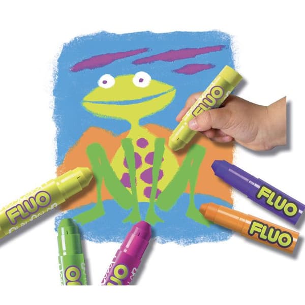 Solid Gouache Paint Sticks 10g - Playcolor Fluo One - 6 olika färger - 10431