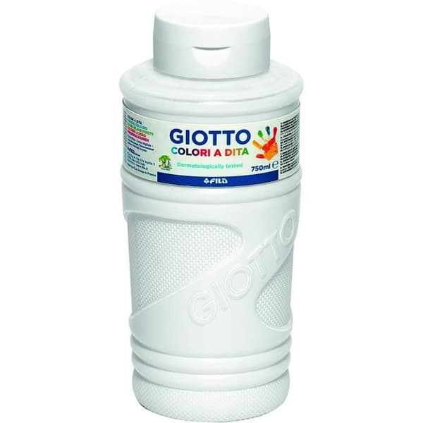 Giotto 5360 01 Fingerfärg Vit 750 ML