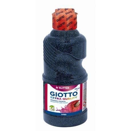 Glitter Giotto gouache 250ml - Mörkblå