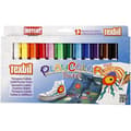 Miniatyrbild 4 av 4: Solid Gouache Paint Pennor 5g - Playcolor Textil Pocket - 12 olika färger - 10561