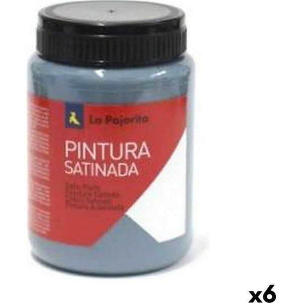 NC Gouache La Pajarita Metallic L-34 Blå Satin Scolaire (35 Ml) (6 Enheter)