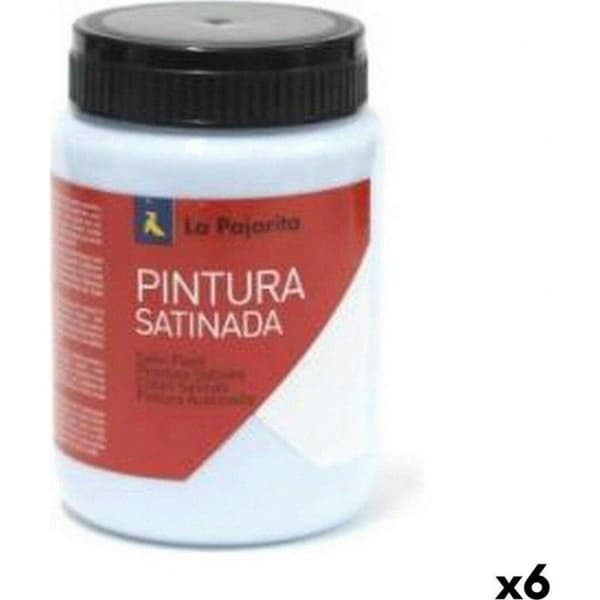 NC Gouache La Pajarita L-14 Blå Pastell Satinerad Skol (35 ml) (6 Enheter)