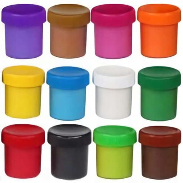 Julistemaalit 12 väriä 20 ml koulu Flamingo
