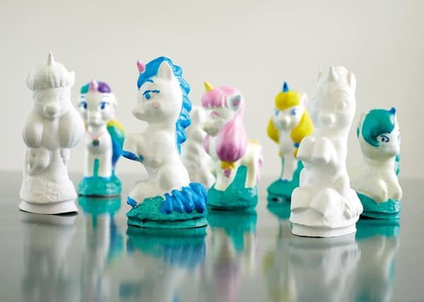 Kreativ box - Mako Moulages - My Unicorns - 5 latexformar - Pearly färger - Made in France