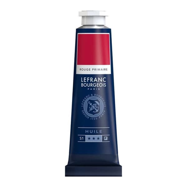 Röd primär oljefärg i tub 40ml - Lefranc &amp; Bourgeois