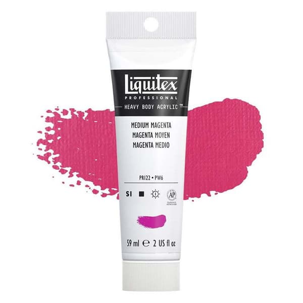 Akrylfärg - LIQUITEX - Heavy Body - 59 ml - Magenta - Professionell