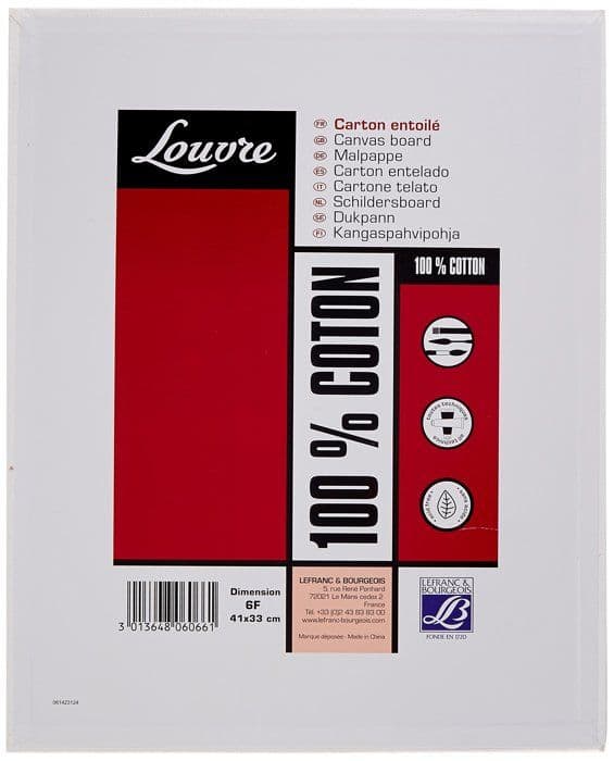 Lefranc canvas kartong - bourgeois - 806066 - Lefranc Bourgeois Canvas kartong 6F