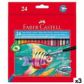 Miniatyrbild 1 av 2: Akvarellpennor Faber-Castell Multicolour 3 Delar