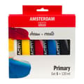 Miniatyrbild 2 av 5: Akrylfärg - Amsterdam - 5 rör - Primära färger - 5 x 120ml