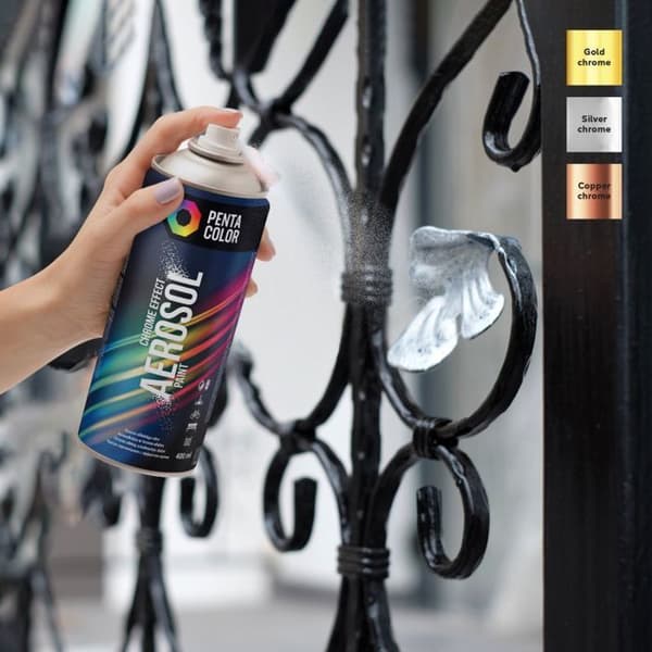 Färgbomb - aerosol Pentacolor AEROSOL FÄRG PENTA KOPPAR-KROM 400ML