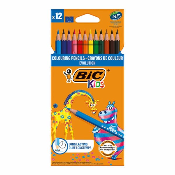 Färgpennor Bic Multicolour 12 Delar