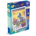 Miniatyrbillede 5 af 5: CreArt Kids 18x24cm Häst på ängen, Målarset med siffror, Konstnummer, Ålder 7+, 25845, Ravensburger