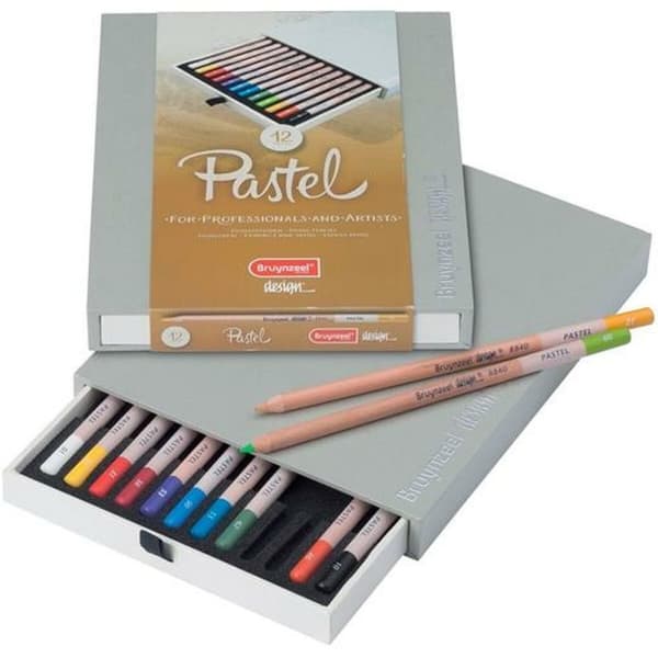Pastellpennor Bruynzeel Design Fall 12 Delar Multicolour