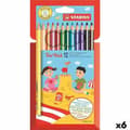 Miniatyrbild 1 av 2: Färgpennor Stabilo Trio Tick Multicolour (6 antal)