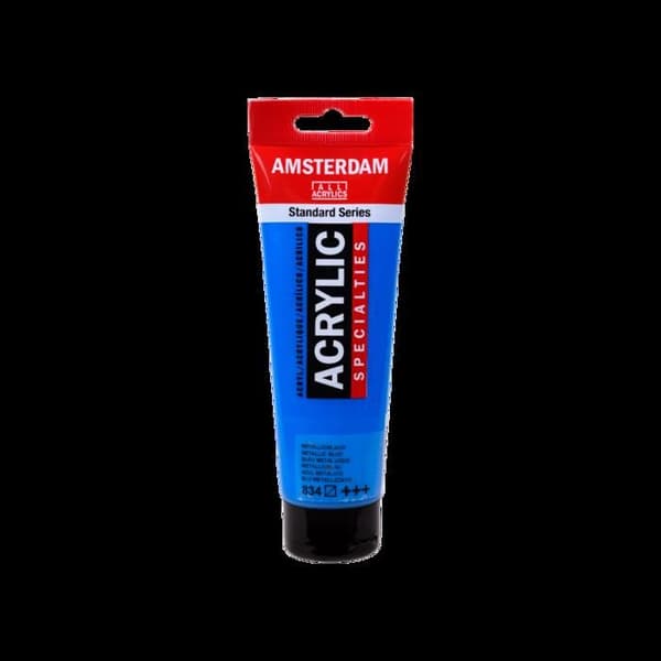 Akvarellfärg Talens AMSTERDAM, 120 ml Metallisk Blå