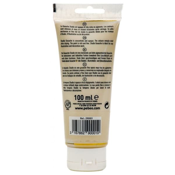 Gouachefärg - Guld - 1 - Fin - Pébéo - Studio Gouache - 100ml