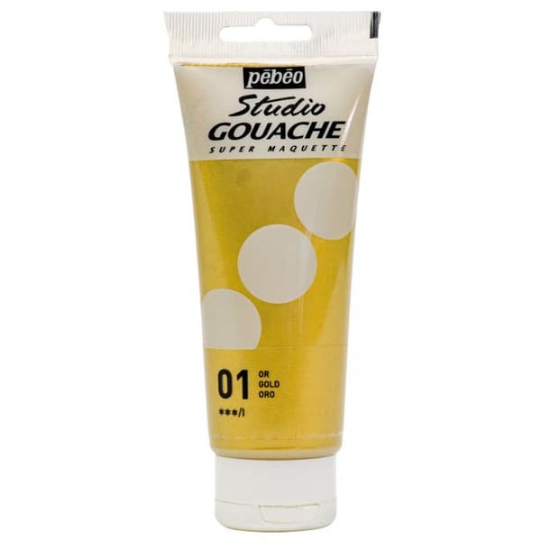 Gouachefärg - Guld - 1 - Fin - Pébéo - Studio Gouache - 100ml