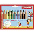 Miniatyrbillede 1 af 6: Farveblyanter Stabilo Woody 3-i-1 Multifarvet