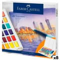 Miniatyrbillede 1 af 2: Sæt med Akvarelfarver Faber-Castell Creative Studio (8 enheder)