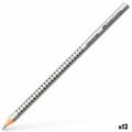 Miniatyrbillede 1 af 2: Farveblyanter Faber-Castell Colour Grip Sølvfarvet (12 enheder)