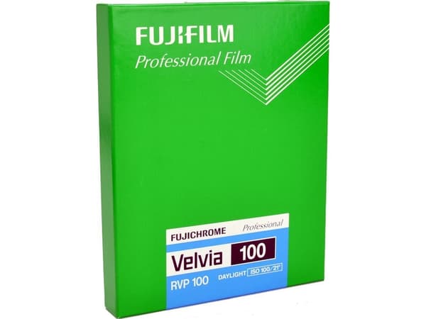 Fujifilm Fujichrome Velvia 100 Professional [RVP100] - Film för färgdia - 4 x 5" - ISO 100 - 20 ark